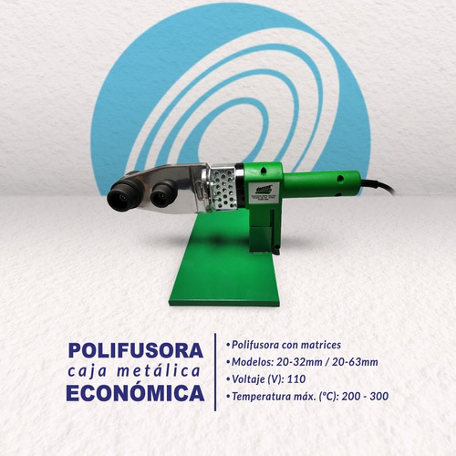 Polifusora Caja Metálica Económica 20mm-63mm