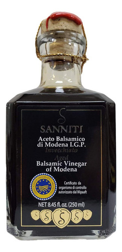Sanniti Aceto Balsamico Di Modena Vinagre De Vino Balsamico
