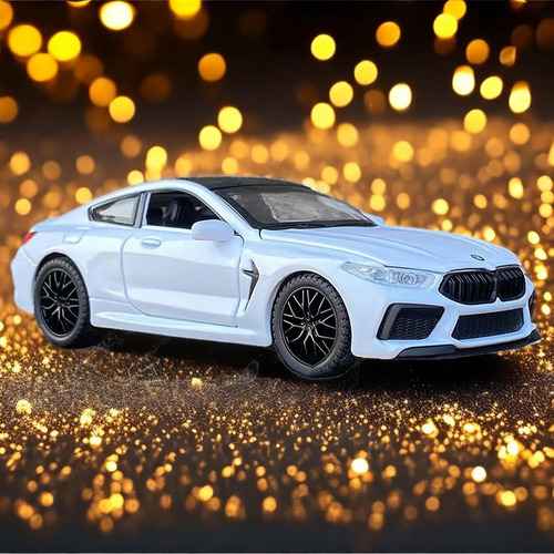 Coche De Juguete Bmw M8 1:32 Metal Con Luz Y Sonido