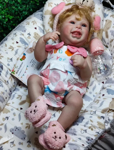 Bebé Reborn Original Vinilo Cuerpo Completo Anahi Doll