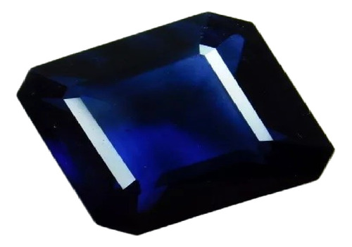 Zafiro 12.70 Ct Natural Azul Corte Esmeralda