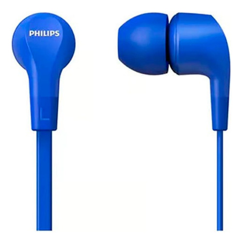 Audífonos Philips Tae1105 In Ear Con Micrófono Azul