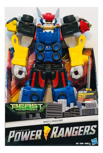 Power Rangers Beast Morphers Beast-x Megazord, 20 Pulgadas F