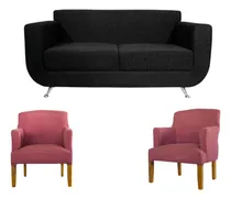 Comprar Juego Living Sillon 2 Cuerpos + 2 Materas Rustic