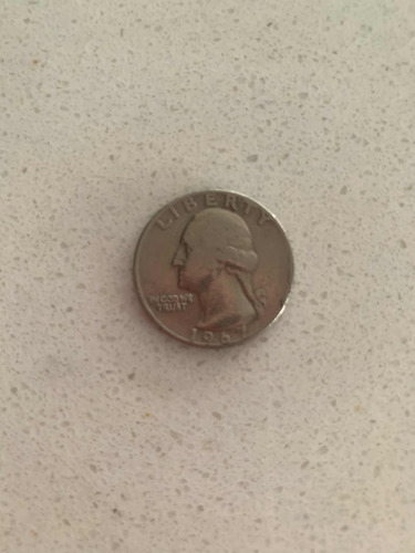 Moneda Cuarto De Dólar 1967