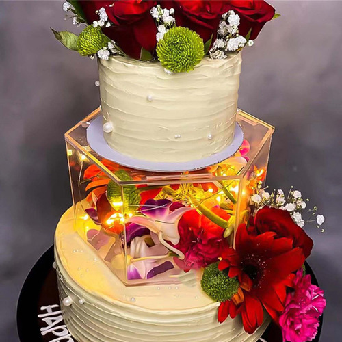 // Soporte De Pilar De Pastel Rellenable Soporte De Flores