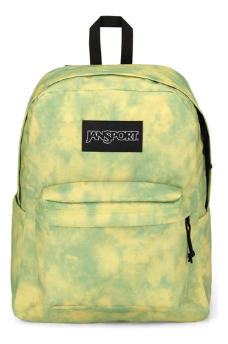 Jansport Mochila Superbreak Plus Acid Rock 26l Js0a4quegi3 Color Verde claro Diseño de la tela Estampado