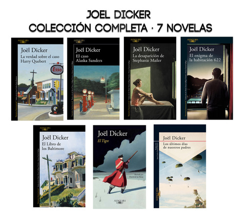 Joel Dicker - Colección Completa 7 Novelas