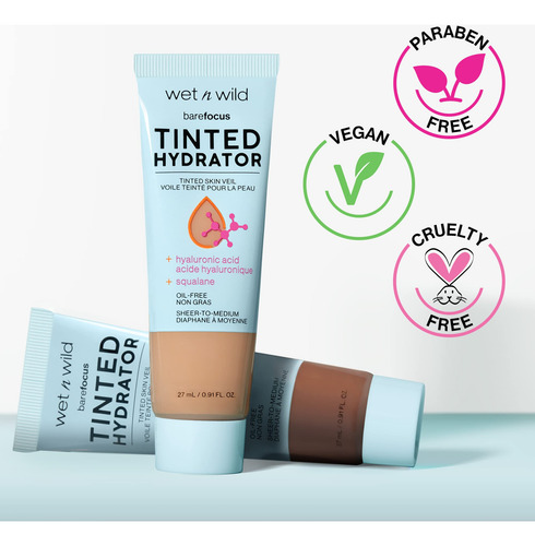Wet N Wild Bare Acabado Mate Cobertura Transparente A Media
