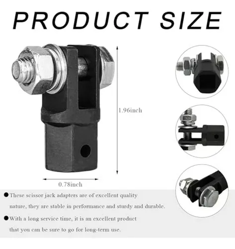 Adaptador De Gato Mecánico Para Taladro - Conexión De Auto R