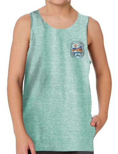 Musculosa Niño Rusty Realm Of Chaos Tank Jr Verde Pre