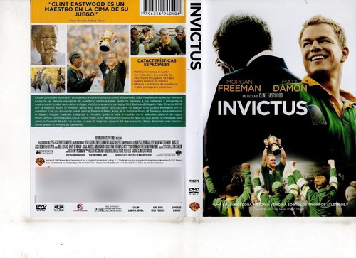 Dvd Invictus Morgan Freeman Matt Damon  Original