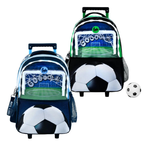 Mochila Footy Nene Futbol Carro 18p Mundo Moda | Envío gratis