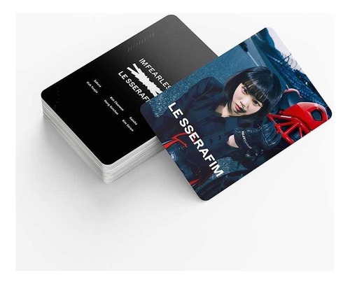 55 Photocards Le Sserafin - Fearless Lomo Cards