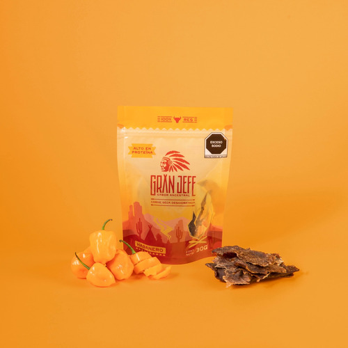 Carne Seca Gran Jefe 30gr Sabor Habanero