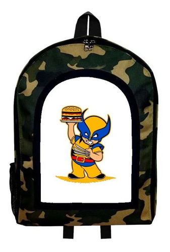 Mochila Camuflada X Men Nueva Colección Modelo 80