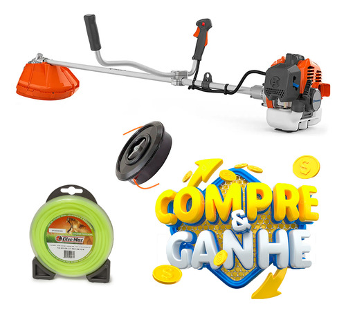 Roçadeira Husqvarna 131r + Brindes (carretel E Fio)
