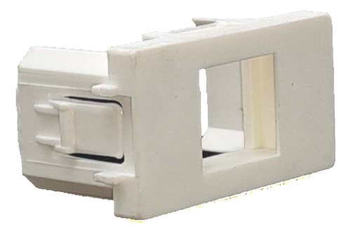 Kit Módulo Adaptador Pial Pop Rj45 Branco 10 Rj45