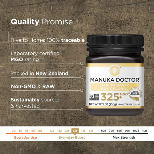 Miel De Manuka Manuka Doctor Mgo 325+ 258 Ml Miel 100% Pura
