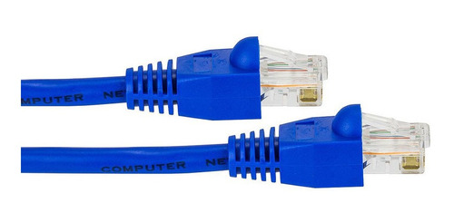 Cabo P Ethernet Rj45 Cat5e Azul 1mt Cinza
