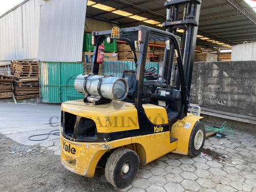 Empilhadeira Yale Glp Para 3.5t Torre 6,5m Rodagem Dupla