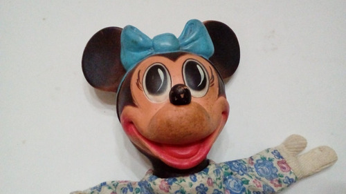 Muñeco Titere Vintage Minnie Mouse