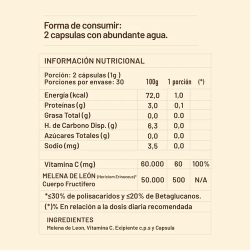 Pack Melena De Leon + Reishi - 120 Capsulas - Karun Life
