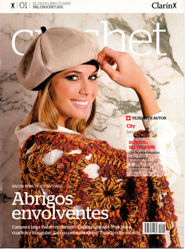Libro Del Tejido Crochet Clarin 2010/11 3 Fasciculos (Usado)
