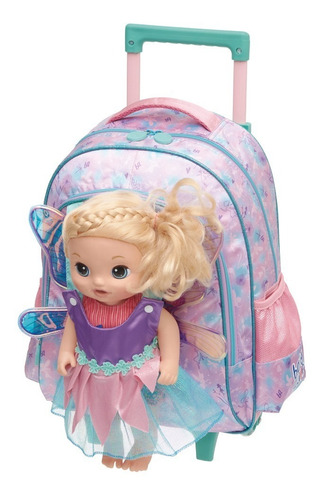 Kit Mochila Rodinha G Baby Alive Fadas 980f01 - Pacific