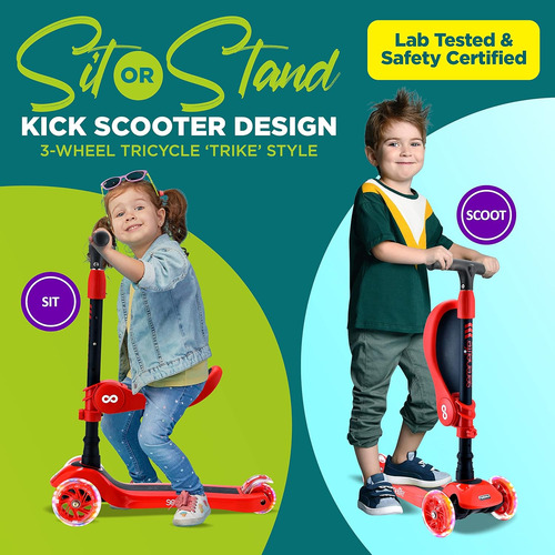 Scooter De 3 Ruedas Para Niños: Scooters De Juguete Para Niñ