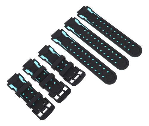 Correa De Reloj Inteligente Bicolor, 3 Piezas