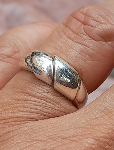 Anillo De Plata Bombe Plateado 14 (Usado)