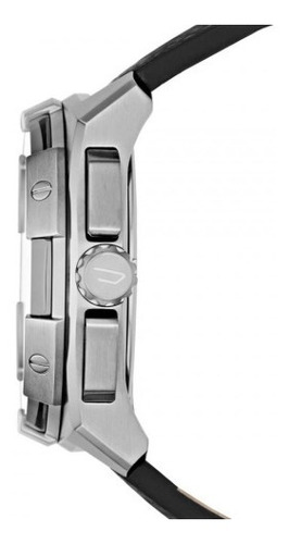 Relógio Diesel Dz4392 Heavyweight Aço C/ Pulseira De Couro