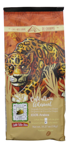 Café Altura Artesanal Solo Dios Jaguar Molido 1kg