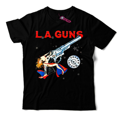 Remera L A Guns 3 Rock Dtg Premium