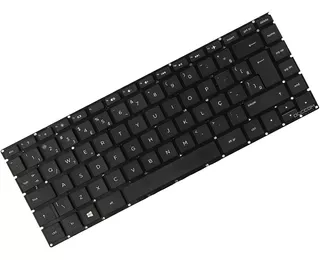 Teclado P/ Notebook Hp Pavilion 240 G5, 245 G5, 246 G5 Com Ç