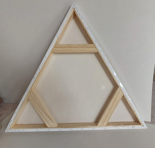 Tela Painel Triangular Para Pintura - 70 Cm - 12 Unidades