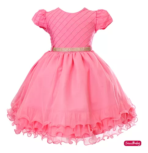 Vestido Infantil Princesa Realeza de Luxo