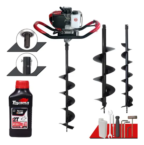 comprar Perfuratriz Gd520b À Gasolina 2,2hp + 3 Brocas E Óleo Toyama