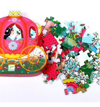 Djeco Puzzle Silueta Elise Carruaje Dj07254 54pcs 5+