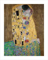 Comprar Lamina Fine Art El Beso Gustav Klimt 40x30 Myc Arte
