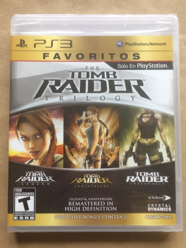 Tomb Raider Trilogia Ps3. Nuevo Sellado. Envíos