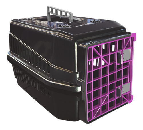 Caixa De Transporte Para Cães Gatos Cachorros Caixa N5 Cor Rosa