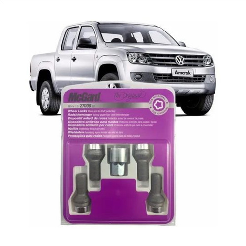 Imagem 2 de 4 de Parafuso Antifurto P/ Rodas Mcgard Touareg Amarok - Todas