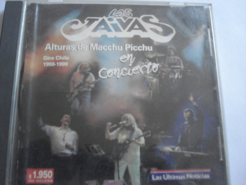 Cd Los Jaivas Alturas De Macchu Picchu En Concierto