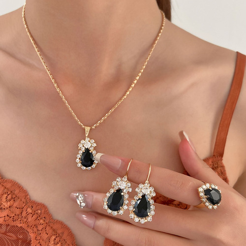 Set De Joyas Para Mujer Y Niña, Pulsera, Collar Y Pendientes