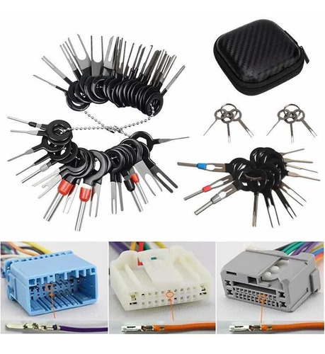 Imagen 1 de 6 de Herramienta Kit De Extracción- Extractor Pin Conector Llaves