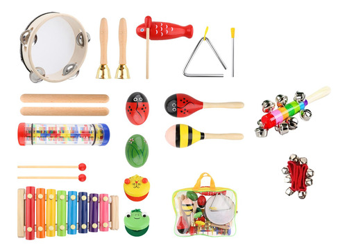 12 Juegos De Percusión De Juguete Musical Montessori,