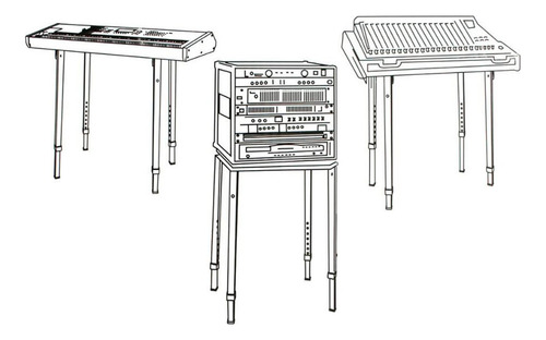 Soporte De Piano Para Teclado Electrónico Plegable Soporte
