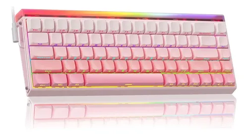 Teclado Magnético Aula Hero68he Hall Rosa Hero 68 He